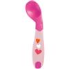 CHICCO CUCCHIAIO ANGOLATO 8M+ ROSA
