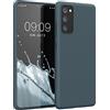 kwmobile Custodia Compatibile con Samsung Galaxy S20 FE Cover - Back Case per Smartphone in Silicone TPU - Protezione Gommata - ardesia scuro