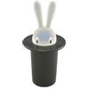 Alessi Magic Bunny ASG16 B - Portastuzzicadenti di Design in Resina Termoplastica, Nero