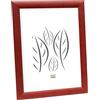 Deknudt Frames Ideal Promo Cornici in Legno, Molte Dimensioni e Colori, Cornice Foto - Rosso, 24x30
