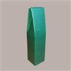 LUCGEL 10 Pz Scatola Astuccio Porta 1 Bottiglia 750 ml Olio Vino Cartoncino grafica Seta Verde 90x90H370mm