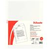esselte Buste a perforazione universale goffrate Esselte ESSENTIALS PP antiriflesso 22x30 cm conf.100 - 392797000