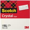 3m NASTRO ADESIVO SCOTCH CRYSTAL CLEAR 600 33MTX19MM