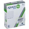 Aquacel MEDICAZIONE IN HYDROFIBER E IONI ARGENTO INTESSUTA IN LYOCELL AQUACEL AG + EXTRA 5X5CM 10 PEZZI