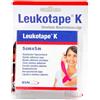 Leukoplast BENDA ADESIVA LEUKOTAPE K PER TAPING FISIOTERAPICO LARGHEZZA 5 CM LUNGHEZZA 5 M COLORE ROSA IN ROTOLO