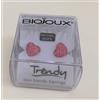 Biojoux BJT2100 ORECCHINI CUORE ROSA STAINLESS STEEL