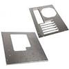 Dimastech Pannello posteriore Dimastech per PCI Mini-ITX 2 Slot Alluminio Argento