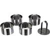 Equinox 508937 - Coppapasta in Nylon/Acciaio Inox, Confezione da 4
