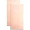 BENECREAT 2PCS Lastre di Rame Metallico 200mmx100mmx1mm Piastra Rettangola in Rame Unita a Film Singolo per Taglio Meccanico, Lavorazione di Precisione, Costruzione di Stampi