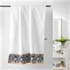 Douceur d'Intérieur Douceur d'interieur Orbella - Telo Doccia, 70 x 130 cm, Colore: Bianco