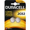 Duracell Batteria bottone Duracell 3V CR2032 Litio confezione da 2 pile