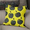 BonaMaison Fodera per Cuscino Giallo neon e fumo Cotone e Copricuscini Federa per Divano Casa Soggiorno Camera da Letto Decorazione Interni ed Esterni, Dimensioni: 50x50 - Prodotta in Turchia