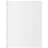 esselte Buste a perforazione universale Esselte De Luxe f.to 22x30 cm 100% riciclate trasparenti - conf. 50 pezzi - 627504