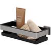TIGER Dock Cestello Doccia, Acciaio Inox Spazzolato, 30 x 8 x 13.8 cm