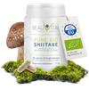 BEAUVITAL Pure Bio Shiitake 120 capsule ogni 500mg Lentinula edodes polvere di funghi medicinali da agricoltura biologica dell'UE, vegana, senza additivi artificiali