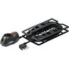 BTicino 3633GB Prolunga Domestica BTRE 2 P+T, 3 x 1.5 mmq, 2 Prese Bipasso 10/16A e 1 Presa Tedesca P30, Interruttore Luminoso, 3 m, Antracite