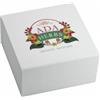 Scatola di carta con calamita personalizzata 10 x 10 x 7 cm 25 pezzi