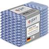 Glart 48SB set 10 canovacci 50x70 cm, 100% cotone, blu, OEKO-TEX