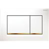 GEBERIT Placca di comando Sigma 30 115.883.KK.1 bianco/oro/bianco