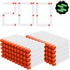 Airlab 200 Pezzi di Proiettili Glow-in-The-Dark per Nerf Dart Accessorio, Dardi Fluorescente per N-Strike Elite, Ricarica di Munizioni Glow Pallottole in Giocattoli e Giochi all'aperto, Bianco