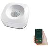 Yueyang Rilevatore di movimento intelligente wireless Wi-Fi per la casa, rilevatore di movimento a infrarossi PIR per casa e ufficio sicuri, funziona con l'app SmartLife