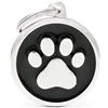 MY FAMILY MEDAGLIETTA BLACK BIG CIRCLE PAW MFCH17BLACKPAW