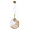 Cristalleria Murano Spiro - Sospensione a sfera in vetro di Murano di design