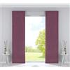 Gardinenbox Milano 203571-2 - Set di 2 tende oscuranti a pannello, in velluto, oscuranti, aste di contrappeso, rosa antico, altezza x larghezza 245 x 60 cm, 203571-2