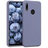 kwmobile Cover per Huawei P Smart (2019) Custodia - Back Case per Smartphone in Silicone TPU - Protezione Gommata - lavanda opaco