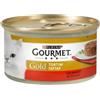 Gourmet Gold Tortini per Gatto da 85 gr Gusto Manzo