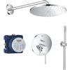 Grohe set completo per doccia Grohe Essence con soffione Rainshower 310 Mono Round - ROUND211