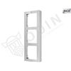 Hikvision DS-KD-ACW3/S Cornice a parete in acciaio inox per 3 moduli