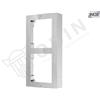 Hikvision DS-KD-ACW2/S Cornice a parete in acciaio inox per 2 moduli