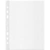 ESSELTE Buste a perforazione universale Esselte Office f.to A5 100% riciclate trasparenti - conf. 100 pezzi - 627495