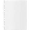 ESSELTE Buste a perforazione universale Esselte De Luxe f.to 22x30 cm 100% riciclate trasparenti - conf. 50 pezzi - 627504