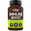 NÄTOO Immune Boost 90 Capsule - Integratore Completo per il Supporto delle Difese Immunitarie con Vitamina C, D3, Nac, Zinco, Reishi, Beta Carotene, Echinacea, Rame e Sambuco