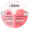 Lierac Linea Hydragenist+Supra Radiance Duo Mask 2 Maschere Idratante Illuminant