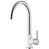 Alveus 2090312/1129025 | Rubinetto da cucina ELZA | Colore : Bianco/acciaio spazzolato