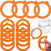 Bless 20 Pezzi Guarnizioni per Barattoli Un Gomma Anelli, Guarnizioni per Barattoli di Ricambio, Guarnizione di Ricambio in Silicone Ermetici, per Barattoli di Vetro, Conservare Cibo, Isolare Gas