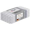 Glart 48KG1 set da 5 strofinacci 50x70 cm grigio a quadri, 100% cotone