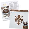 Decora 9270950 Stencil decorativo Giglio Ø 25 Cm, in plastica per alimenti; perfetto per realizzare splendidi disegni su torte, dolcetti e biscotti. Made in Italy.