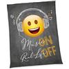 Herding Coperta Plaid soffice, Emoticon, 150 x 200 cm, Poliestere