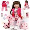 ZIYIUI Bambole Reborn 22 Pollici 55 CM Realistico Vinile Silicone Morbido Simulazione Bambino Bambole Reborn Femmina Babies Reborn Baby Doll Regalo di Compleanno Giocattoli