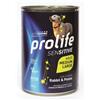 Prolife Sensitive Umido Cane Medium/Large 400 gr - Coniglio e Patate M/L Monoproteico crocchette cani Cibo Umido per Cani