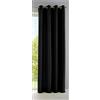 Gardinenbox Palermo 10000265 - Tenda opaca, traslucida con occhielli e fermatenda, tenda decorativa, 245 x 140 cm (altezza x larghezza), colore nero