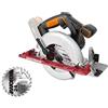 Worx WX530.9 Sega circolare EXACTRACK a batteria 20V- 55 mm. (solo corpo macchina) l'ideale per tagli lunghi e precisi.