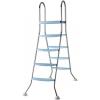 Gre SCALETTA COMPLETA ACCIAIO INOX h 142 cm PISCINE FUORITERRA GRE AR11680