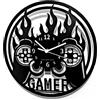 Instant Karma Clocks Orologio da Parete Gamer Gaming a Forma di Joystick Controller Videogioco Idea Regalo Ragazzo, Nero