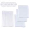 Surplex 4 pcs Zanzariera per Finestra, Zanzariera Per Insetti con 4 nastri autoadesivi, 130 x 150cm, 200 x 150cm (Bianco)
