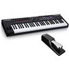M-Audio Oxygen Pro 61 + SP-2 - Tastiera MIDI Controller USB con Controlli Assegnabili e Pacchetto Software + Pedale di Sustain Universale